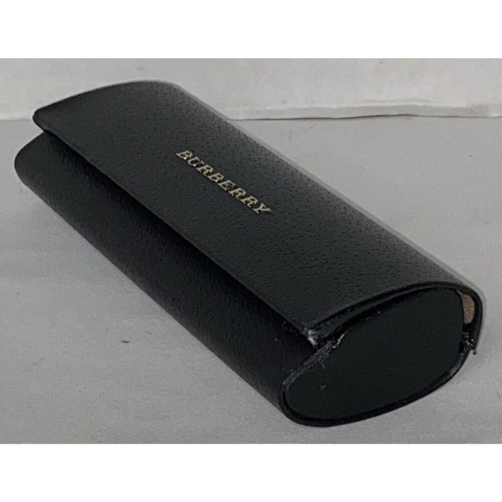 BURBERRY Hard Cover Black Eyeglasses Case Only Used